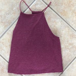 Plain burgundy tank top!